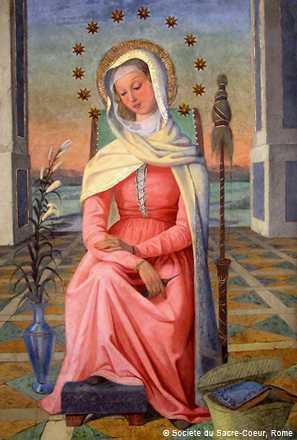 The original Mater Admirabilis at the Trinita in Rome