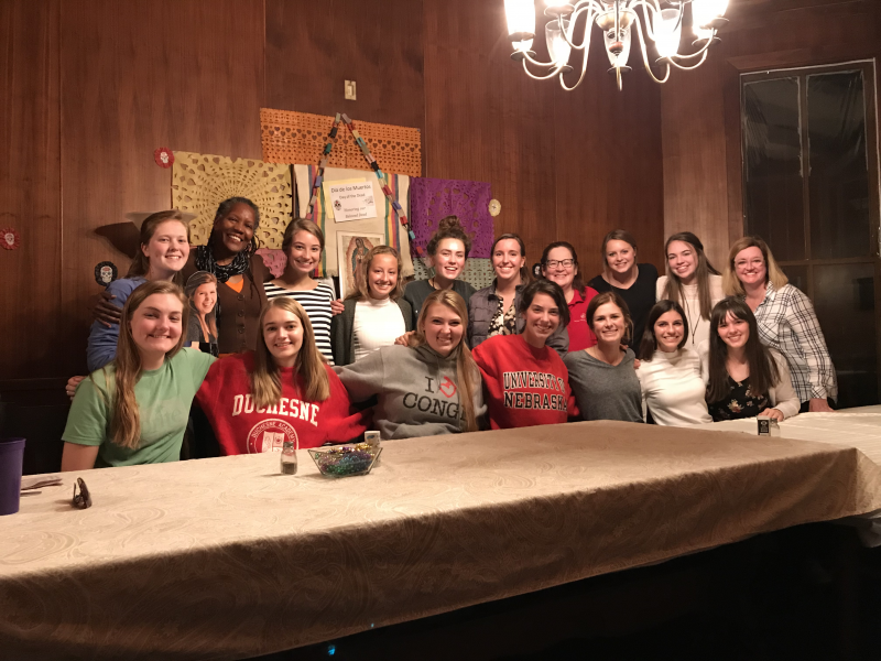 A group from Duchesne Academy, Omaha, 2017 A group from Duchesne Academy, Omaha, 2017
