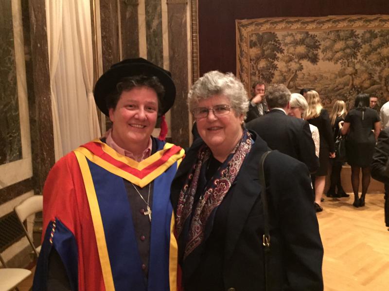 Cecile Meijer, RSCJ with Barb Dawson, RSCJ