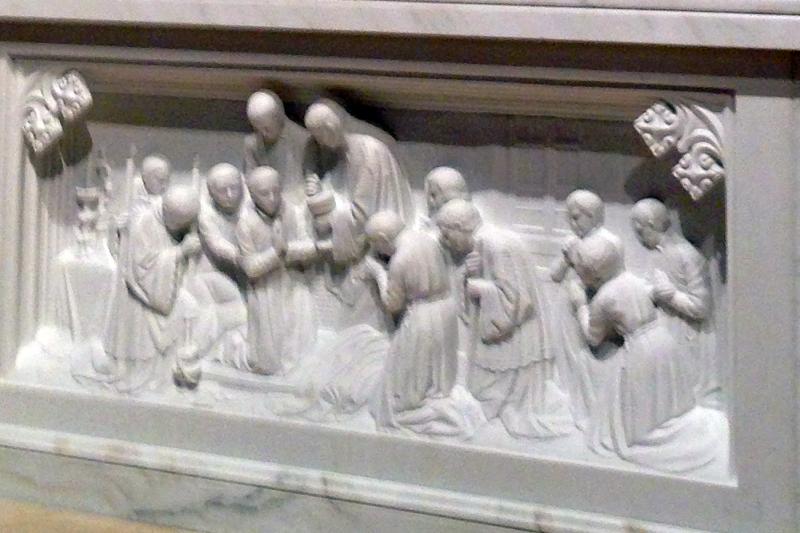 Detail of frieze on altar