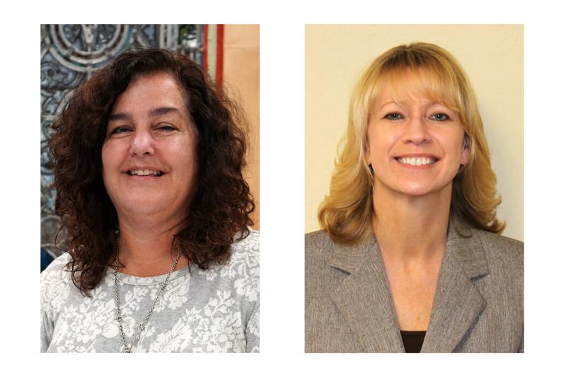 Janet Anderson (left), Mary Halsey (right) Janet Anderson (left), Mary Halsey (right)