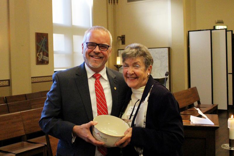 Head of Schools Nat Wilburn and Nancy Kehoe, RSCJ, PhD ASH'55 Head of Schools Nat Wilburn and Nancy Kehoe, RSCJ, PhD ASH'55