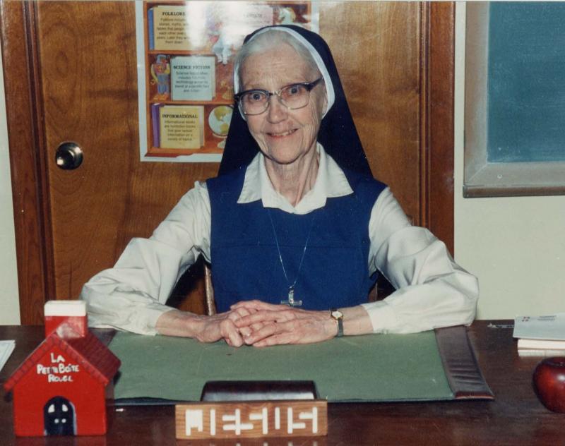 Sister Anna Mae Marheineke at Academy of the Sacred Heart (St. Charles)