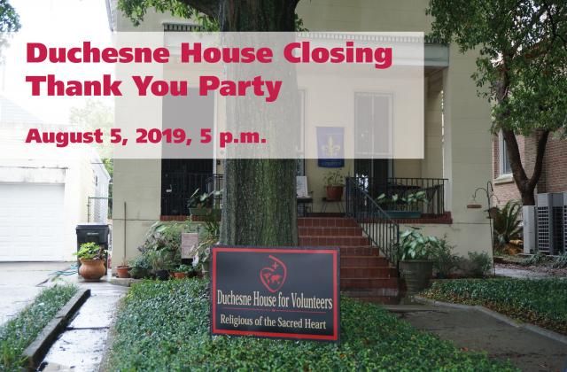 Duchesne House Closing: Thank You Party!