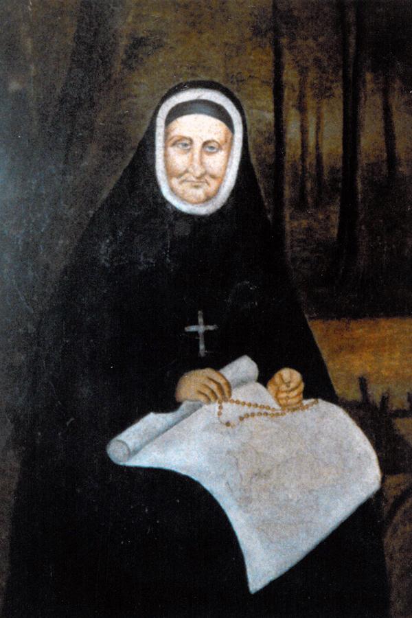 Iconic image of St. Rose Philippine Duchesne, found in many Sacred Heart schools