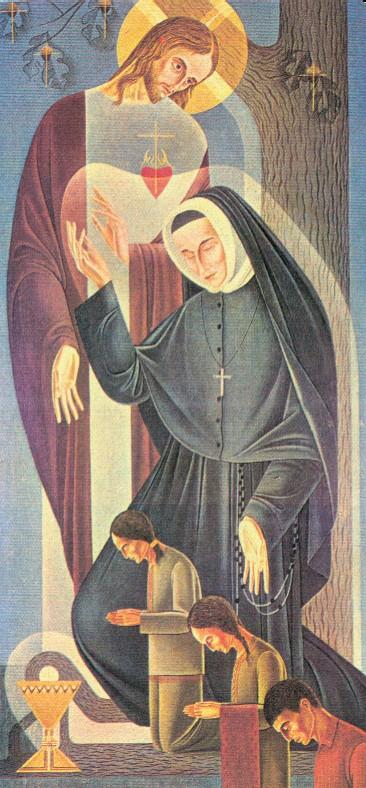 St. Rose Philippine Duchesne in painting at Villa Duchesne/Oak Hill in St. Louis